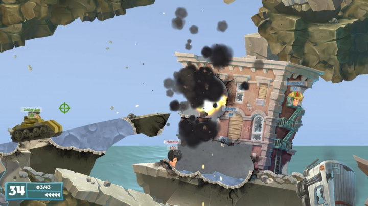 Worms WMD nabídne poprvé v sérii tanky a souboje v interiérech