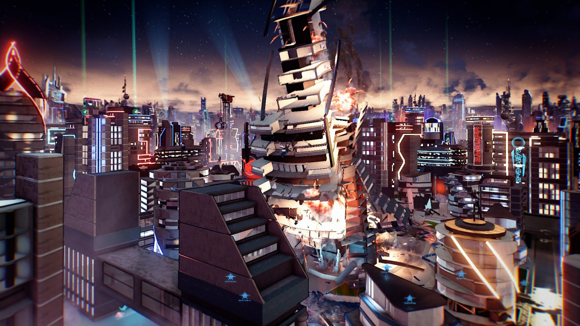 Míru zničitelnosti prostředí v Crackdown 3 může ovlivnit nekvalitní internetové připojení