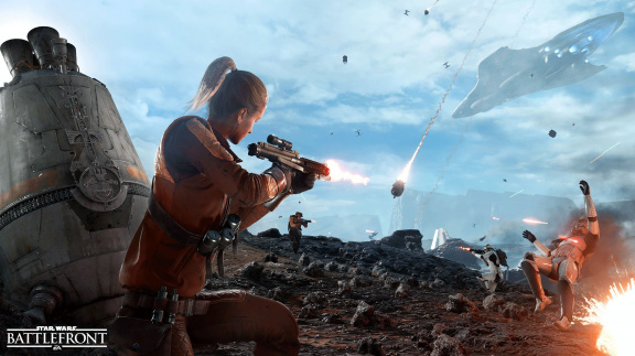 Han Solo, Palpatine, Leia i Boba Fett řádí v traileru na Star Wars: Battlefront