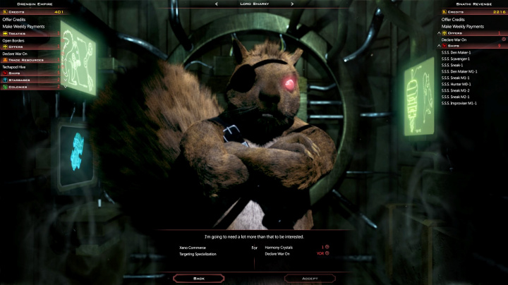 V rozšíření pro Galactic Civilizations III si zahrajete za strašlivé pirátské veverky