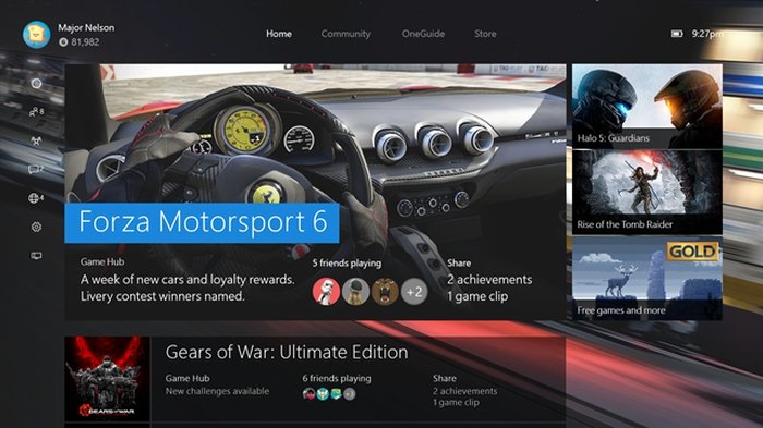 Xbox One představuje přepracované uživatelské rozhraní