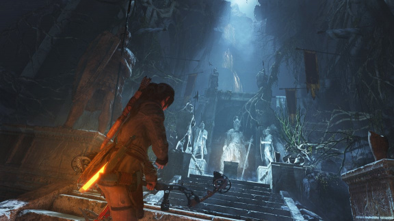 Rise of the Tomb Raider nešetří obrovskými kobkami a puzzly