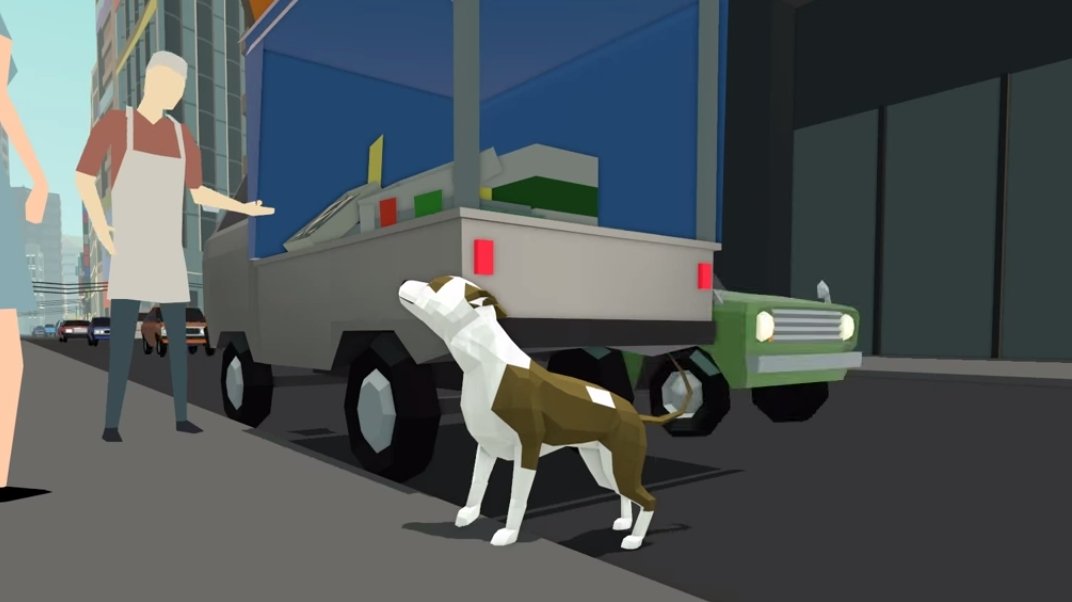 V Home Free hrajete za psa ztraceného ve velkoměstě