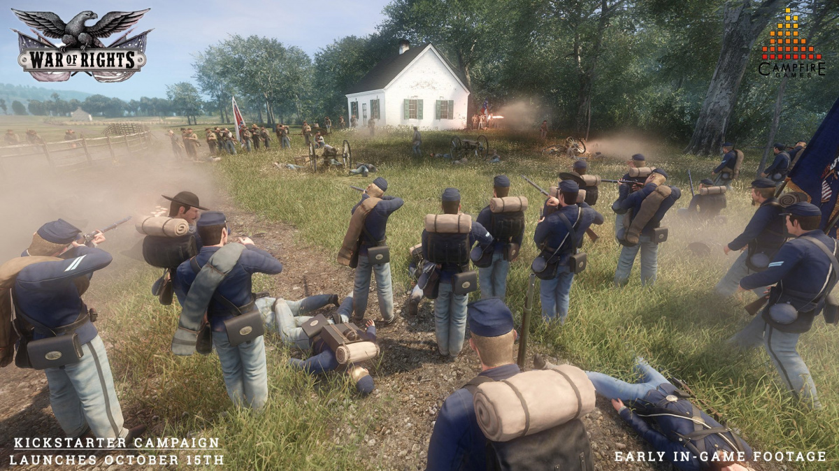 V multiplayerové střílečce z Americké občanské války War of Rights se střetnou stovky hráčů