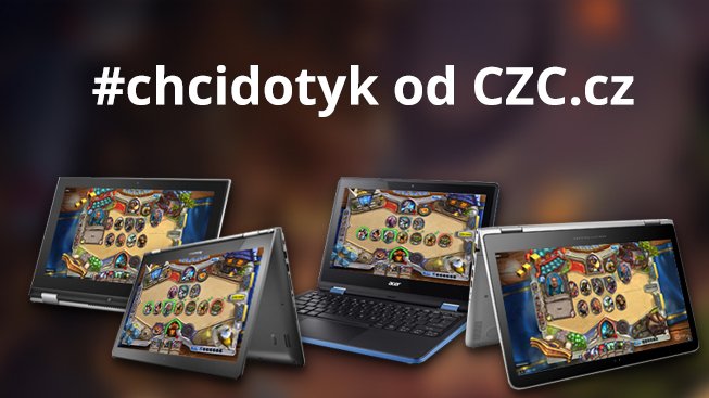 Vyhraj s CZC.cz jeden z 8 dotykáčů na pařbu Hearthstone