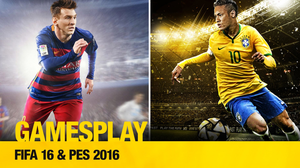 GamesPlay: hrajeme fotbalové hry FIFA 16 a PES 2016