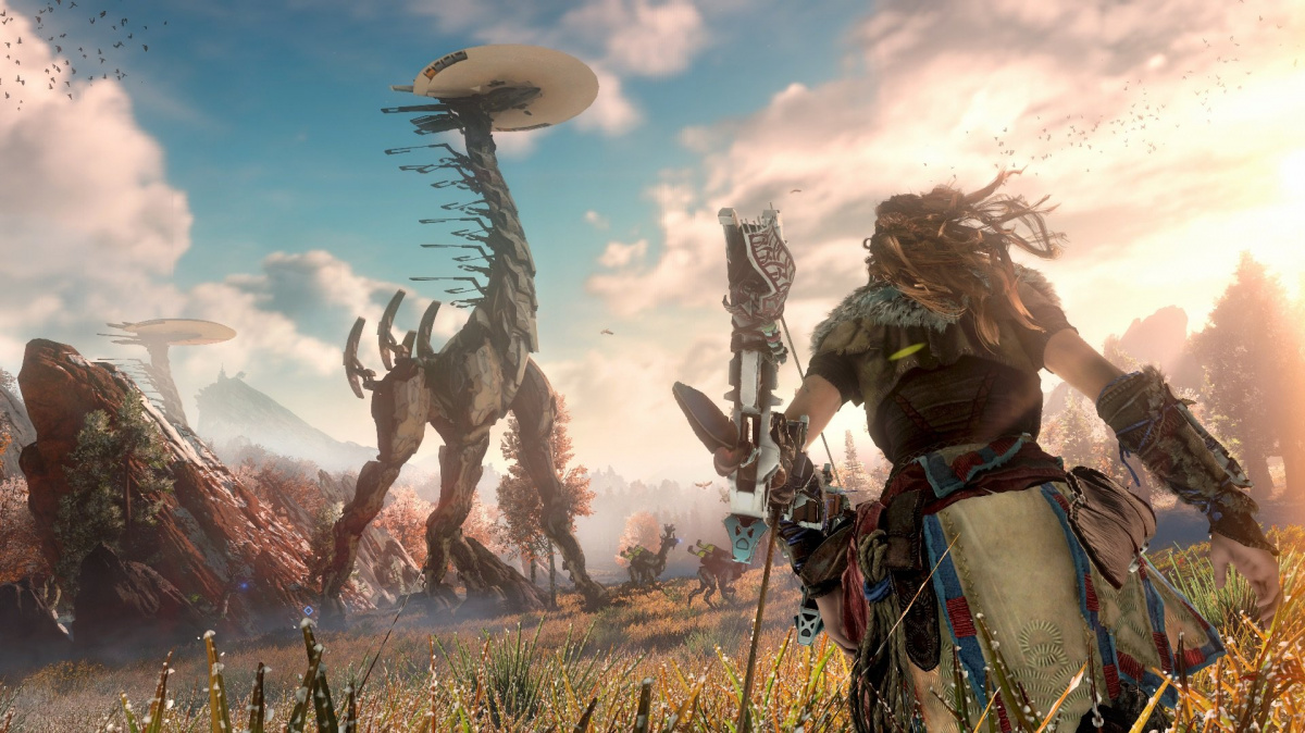 Horizon: Zero Dawn připomíná v soubojích akční RPG