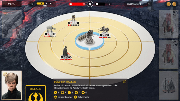 Doprovodná aplikace Star Wars Battlefront je ve skutečnosti zajímavá karetní tahovka
