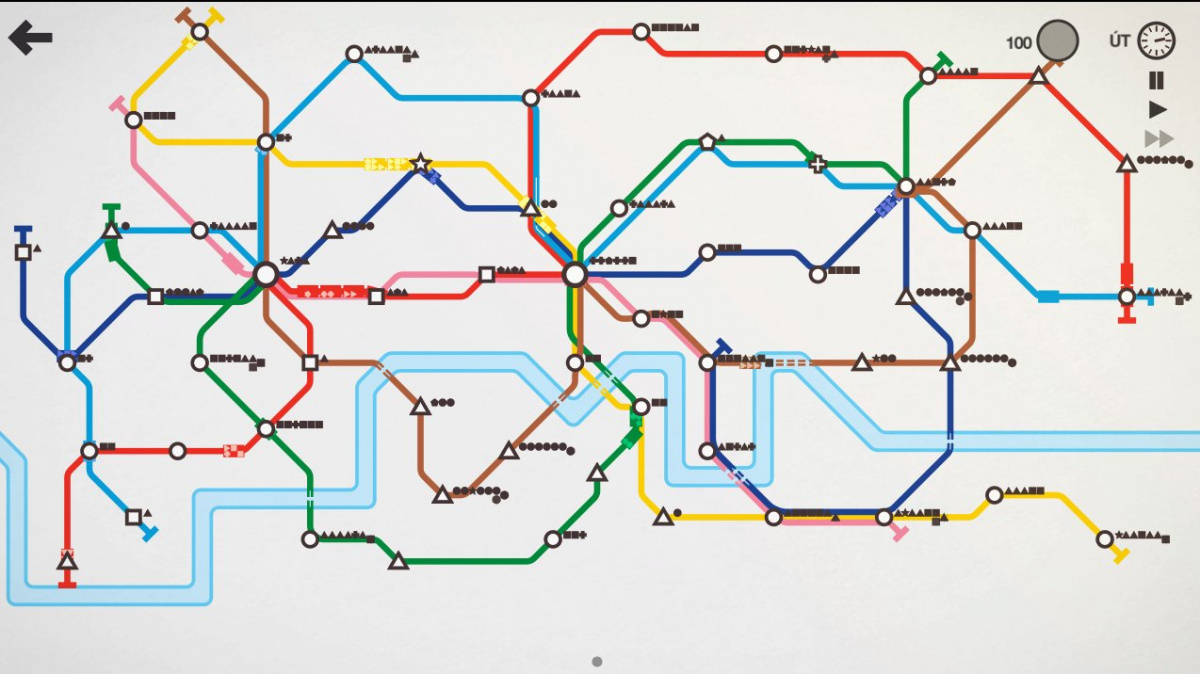 Mini Metro - recenze parádní logické hry