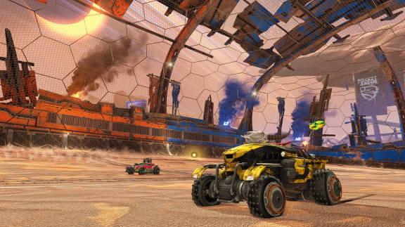 Díky DLC Chaos Run si můžete v Rocket League zahrát na Šíleného Maxe