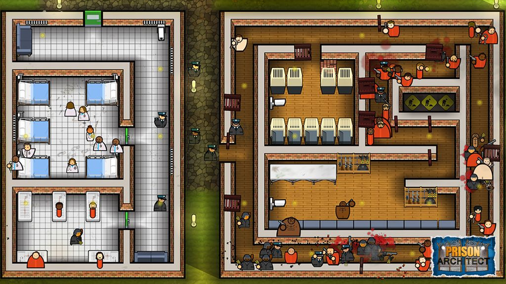 Stáhněte si Prison Architect zdarma, zimní výprodej na GOGu začíná