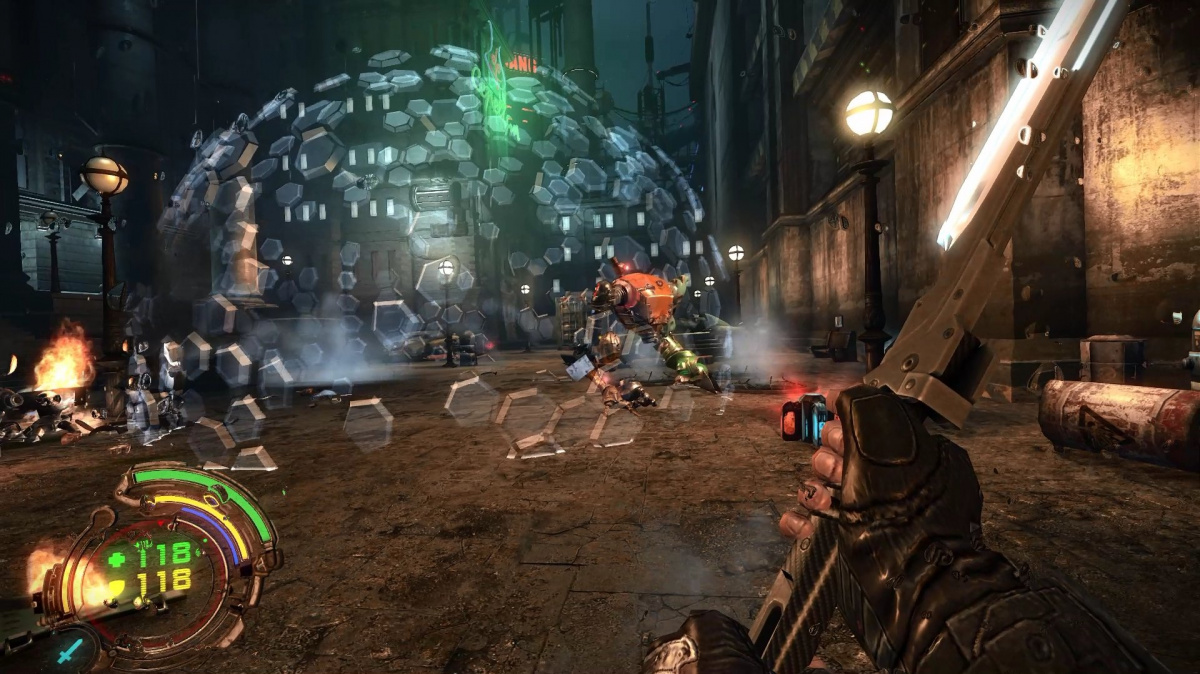 Remaster kyberpunkové střílečky Hard Reset nabídne hezčí grafiku a nový obsah