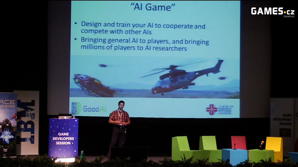 GDS 2015: Marek Rosa o aplikaci obecné AI ve Space Engineers