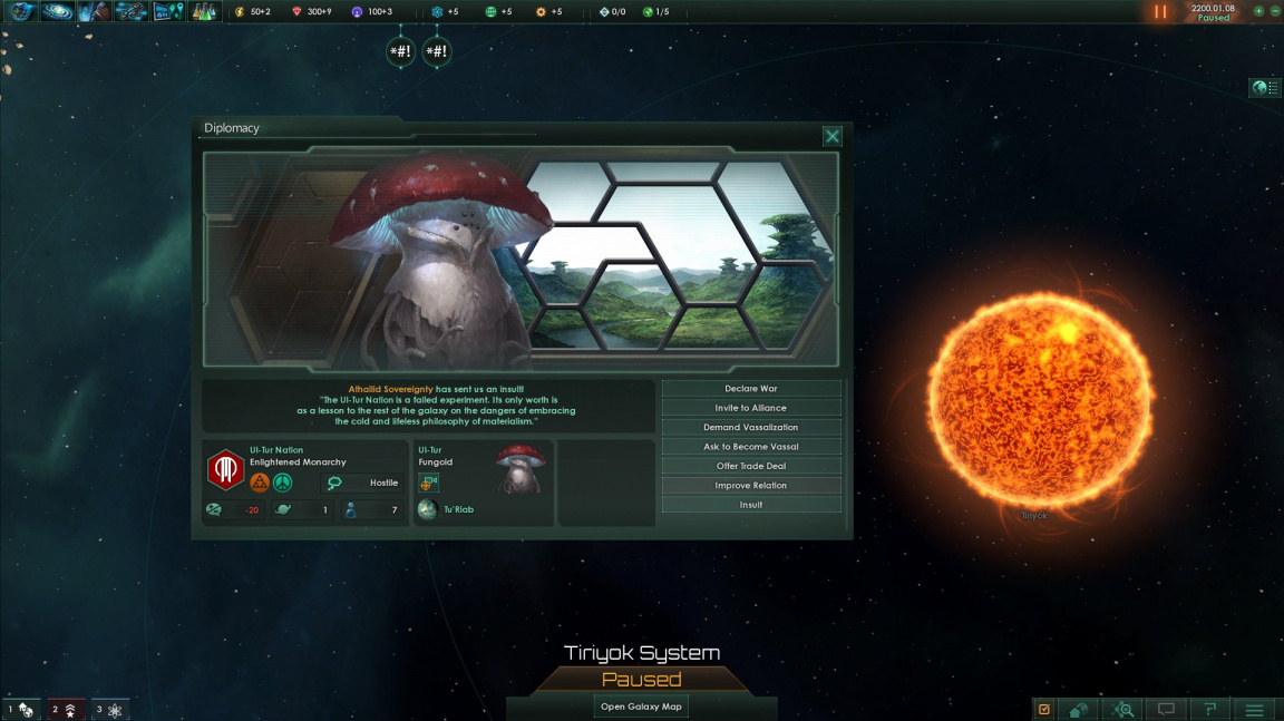 Sci-fi strategie Stellaris nabídne tři fáze osidlování galaxie – průzkum, diplomacii a boj