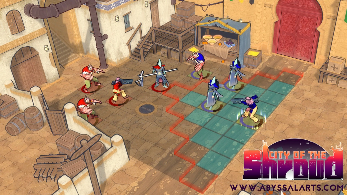 City of the Shroud nabízí kombinaci tahové strategie a bojovky