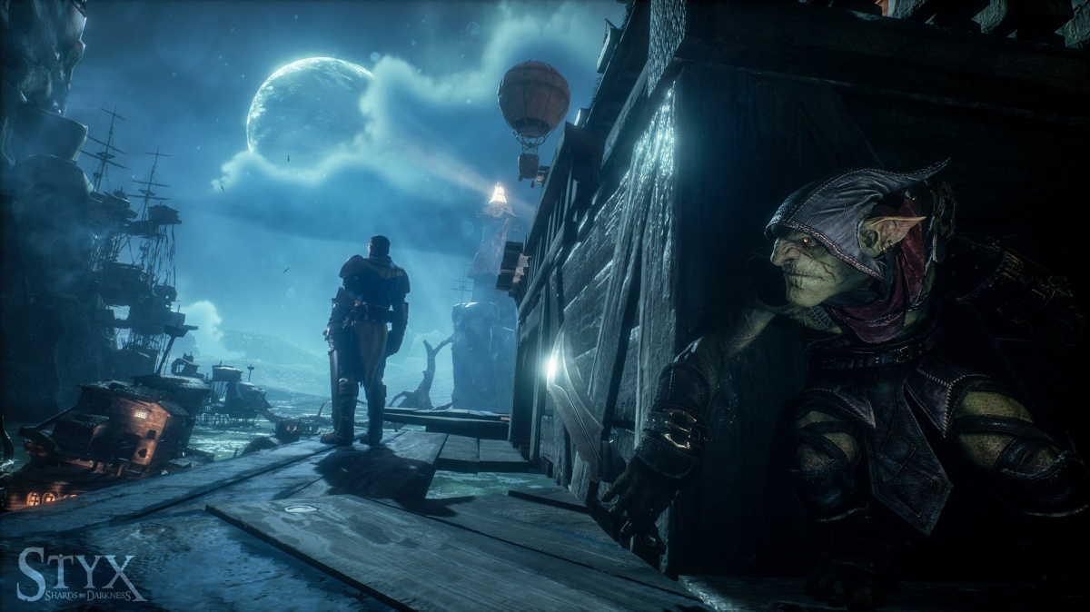 Podívejte se na zvracení do sudu v první herní ukázce ze Styx: Shards of Darkness