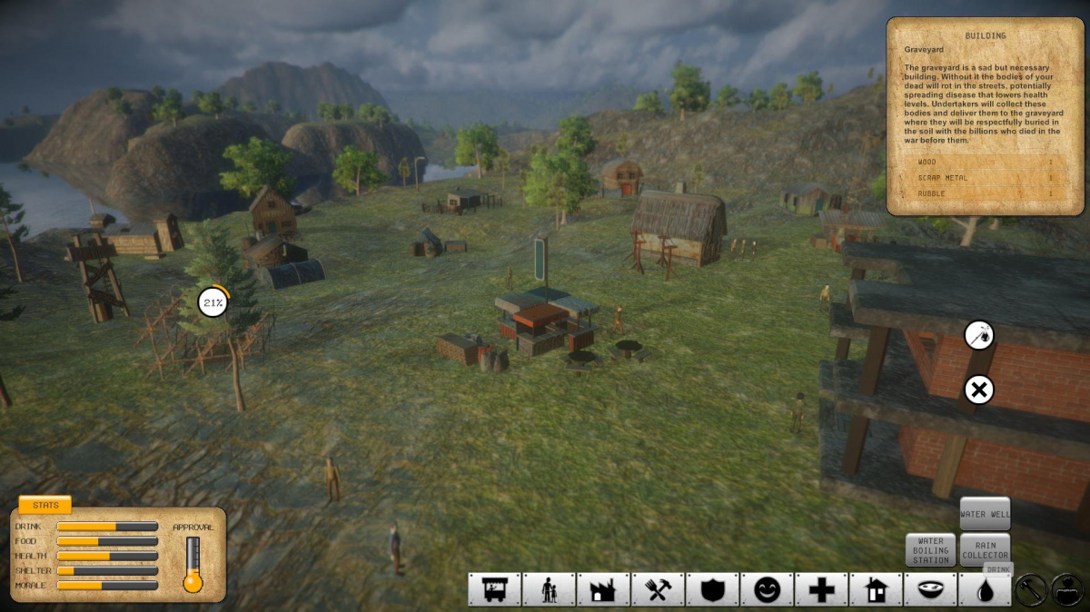 V Atomic Society stavíte osadu v časech po konci světa