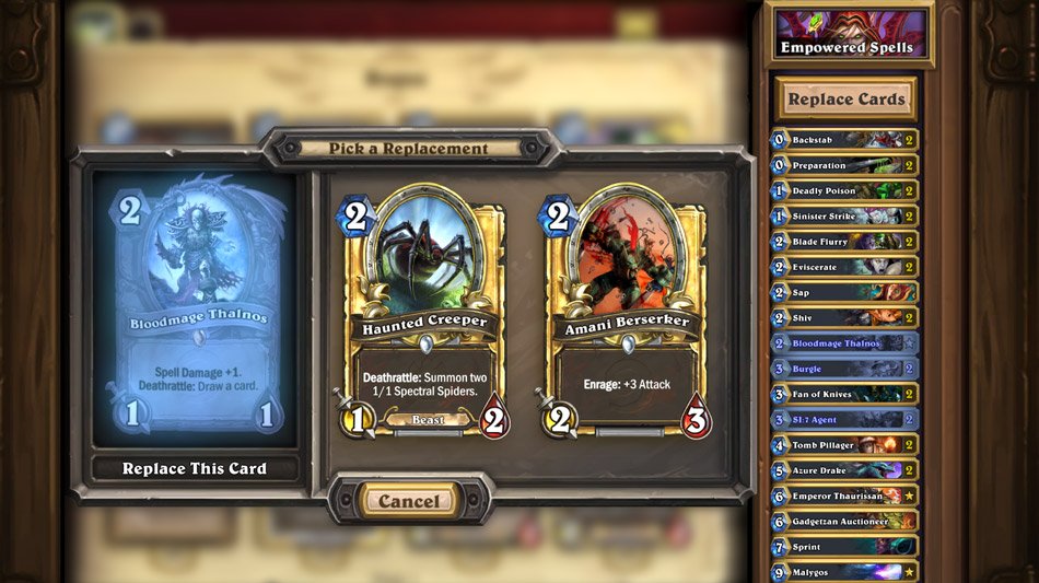 Hearthstone vychází vstříc nováčkům a nabízí novou funkci při sestavování decku