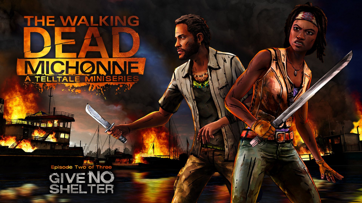 Ve druhé epizodě The Walking Dead: Michonne prcháte z plovoucí kolonie