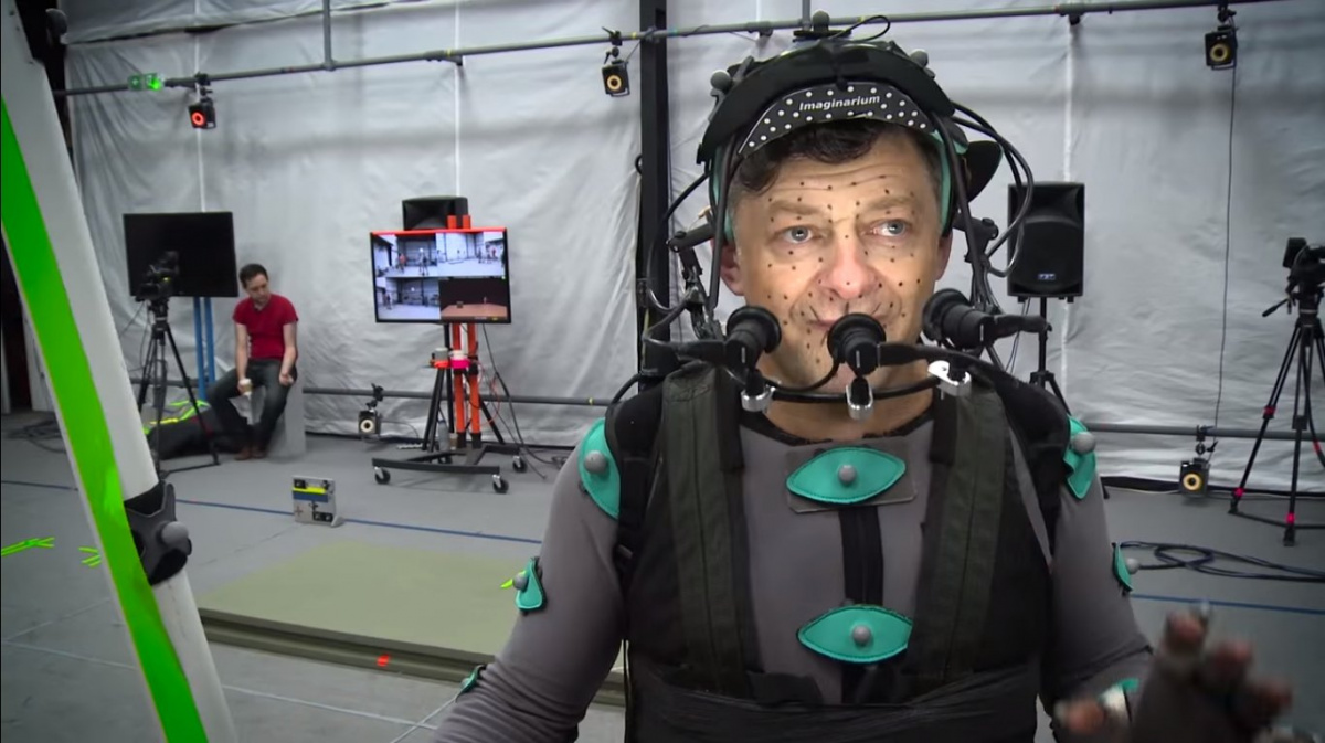 Andy Serkis předvádí natáčení filmečků pro singleplayer kampaň Star Citizen