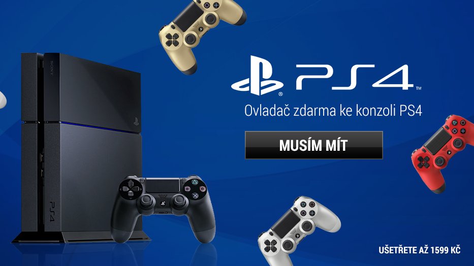 Získejte ovladač zdarma k libovolnému PS4 bundlu na Xzone