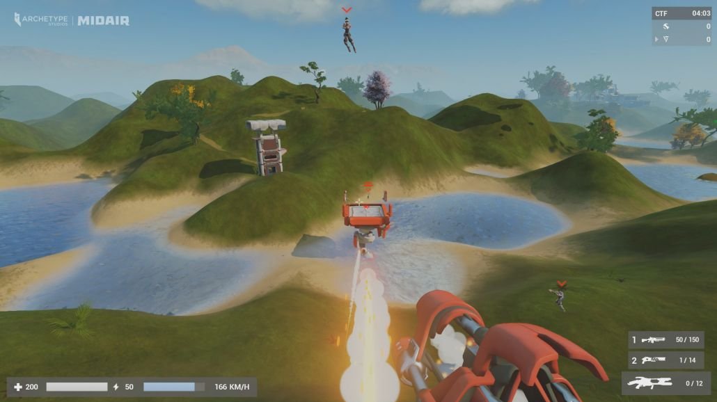 Rychlá střílečka Midair chce oživit zašlou slávu série Tribes