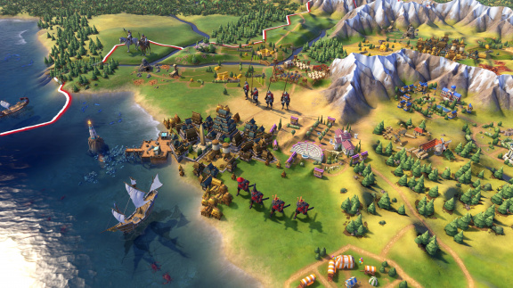 Civilization VI si udrží rysy série, ale nabídne výrazné změny v AI vládců a správě měst
