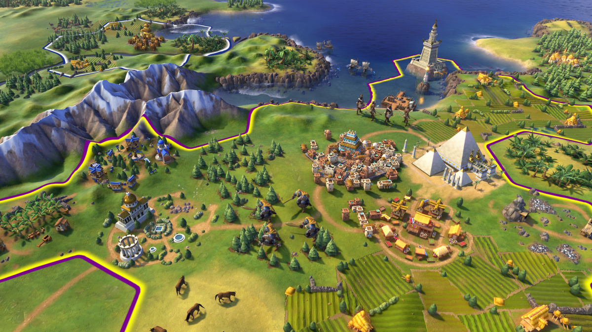 Civilization VI předvádí, jak se změní rozloha měst