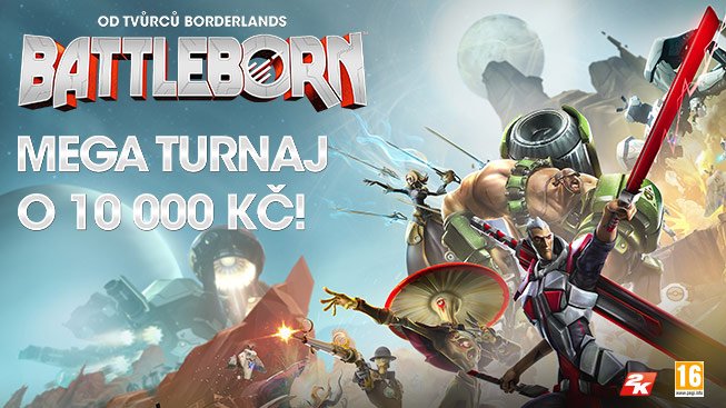 Zúčastni se turnaje ve hře Battleborn o 10 000 Kč! A navíc 100 Kč sleva pro každého!