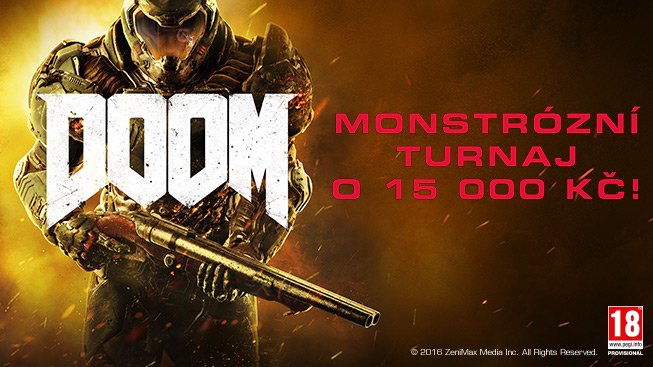 Sleva 100 Kč a turnaj o neuvěřitelných 15 000 Kč v novém DOOMu!