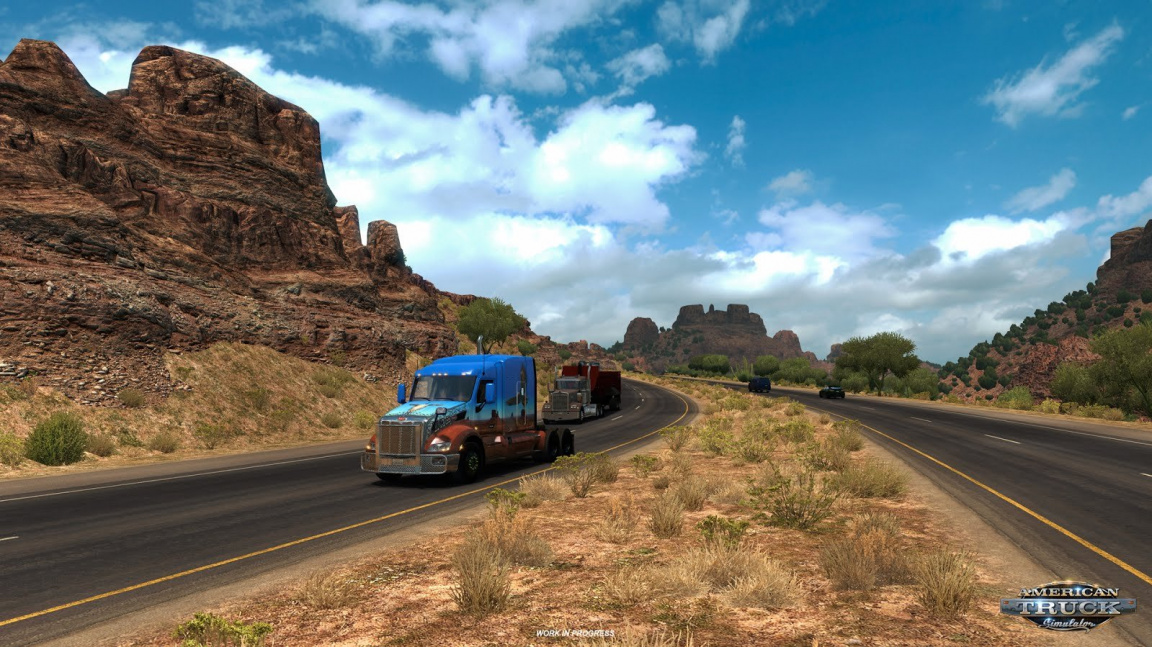 V otevřené betě American Truck Simulator se už můžete projet Arizonou