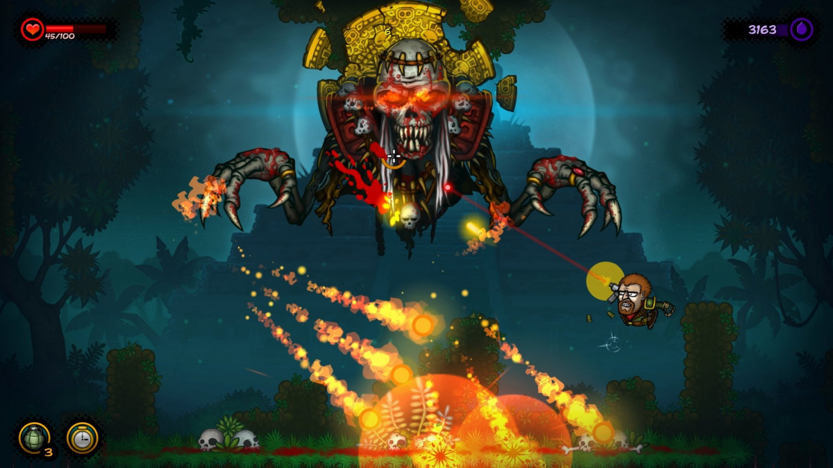 Komiksová střílečka Badass Hero se tváří drsně, ale ve skutečnosti jde o roguelite