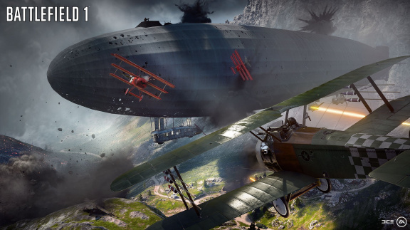 Multiplayer Battlefieldu 1 přinese dynamické změny počasí a obří bojové stroje