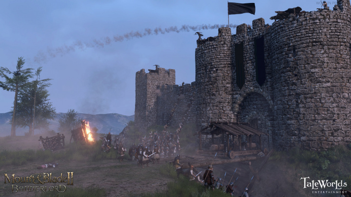 Katapulty, hořící olej a ničení hradeb v Mount & Blade II představují významné vylepšení obléhání