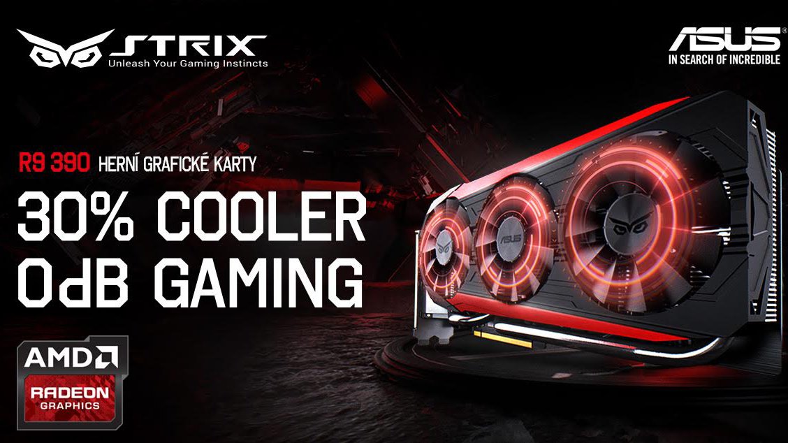 Vyhlášení výherce soutěže o výkonnou grafickou kartu ASUS STRIX R9 390