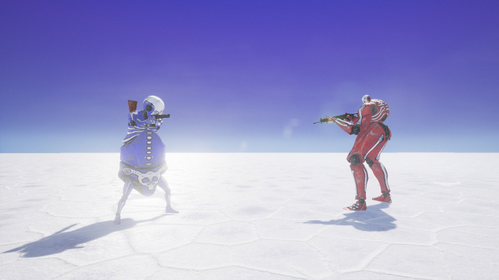 Ve střílečce Morphies Law se mění velikost vašeho těla podle toho, kam se trefujete