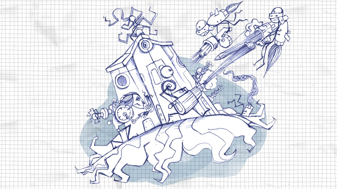 V ručně kreslené hopsačce Pengame zachraňujete poznámkový blok před Učitelem