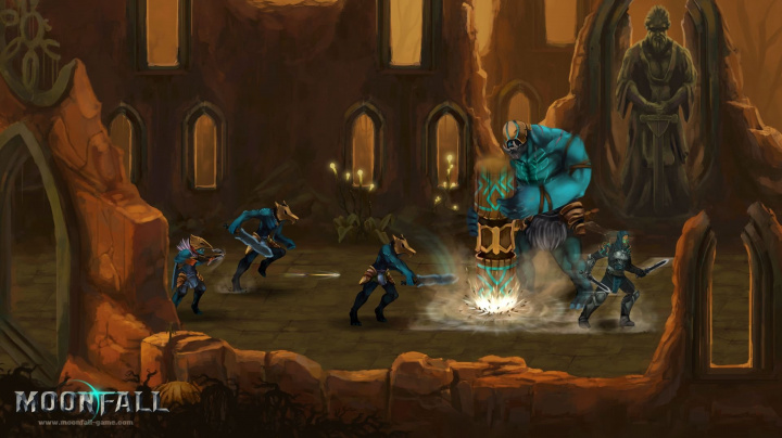 Slovenské akční RPG Moonfall připomíná moderní verzi Golden Axe