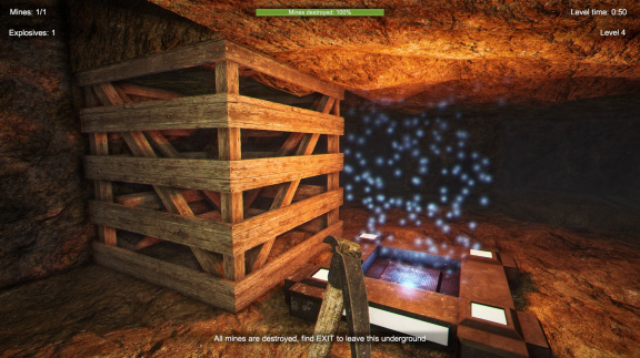Logická hra Underground Keeper připomíná 3D verzi Hledání min