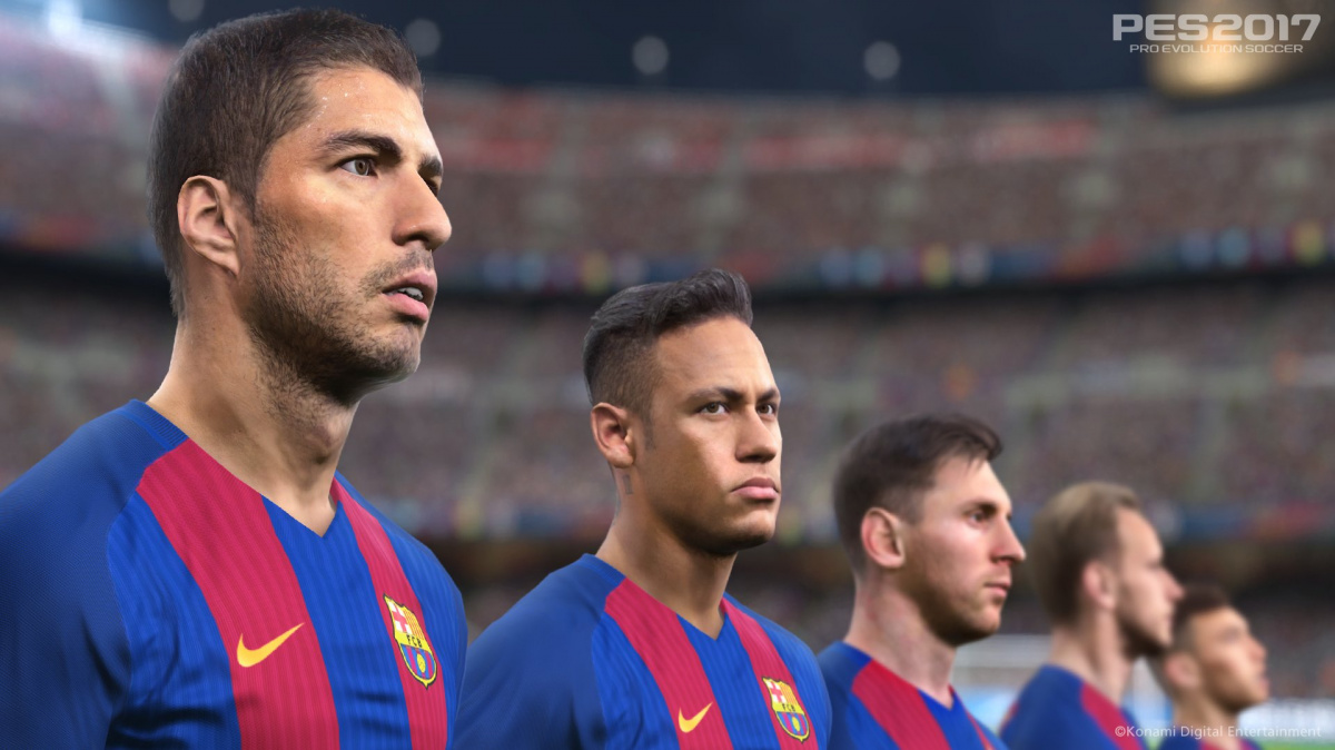 PES 2017 se chlubí exkluzivní smlouvou s FC Barcelona