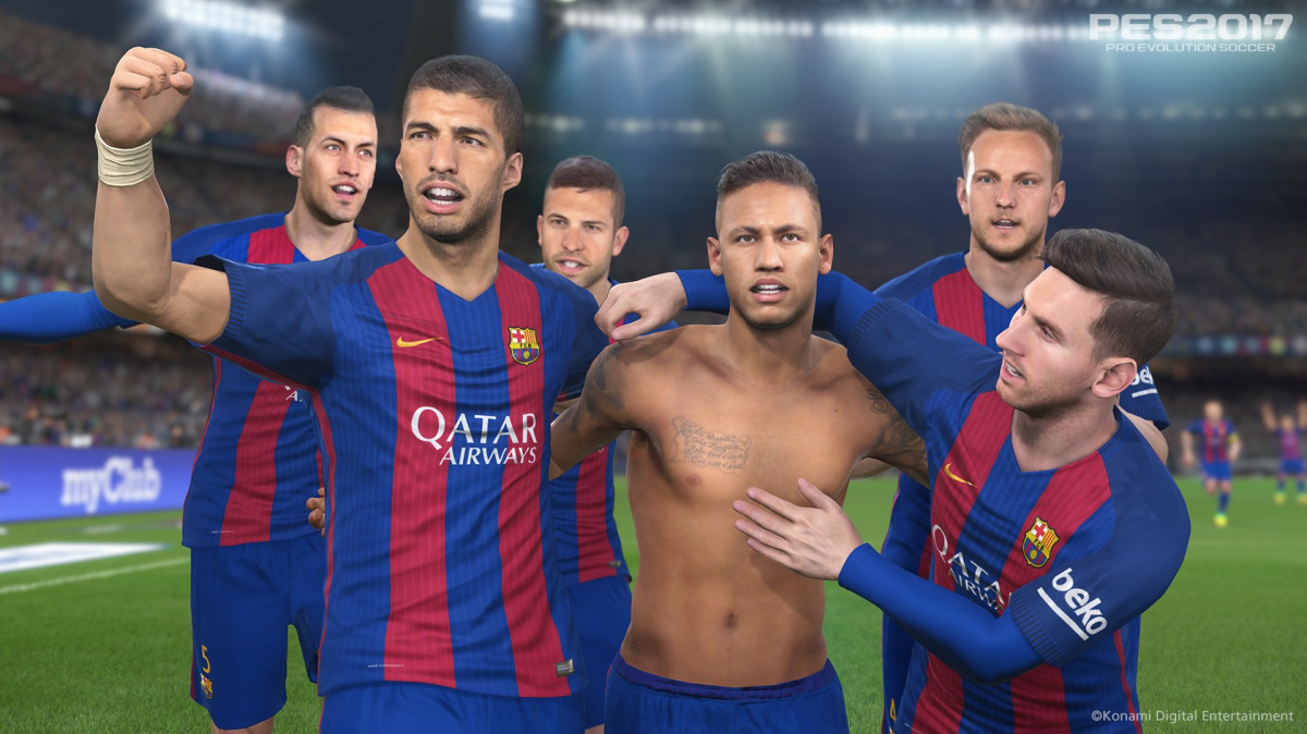 PES 2017 v příštích měsících přinese víc reálných obličejů a stadionů