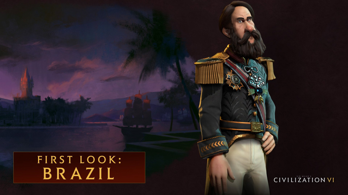 Brazílii v Civilization VI povede Petr II. Brazilský s unikátní lodí a karnevalem