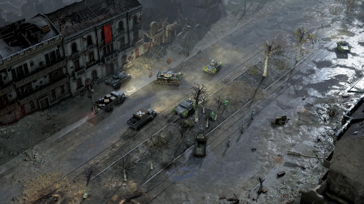 Nádhernou ruskou zimu ve strategii Sudden Strike 4 můžete zažít i s gamepadem v ruce