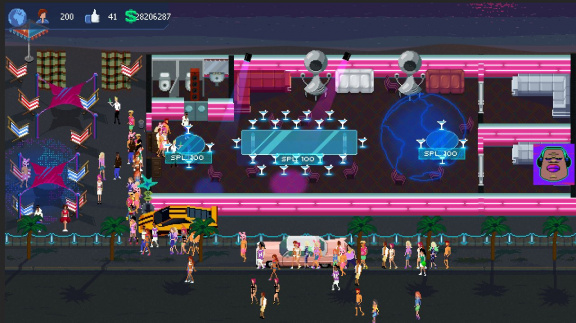 V alfaverzi Party Hard Tycoon si postavíte noční klub a zorganizujete legendární pařbu