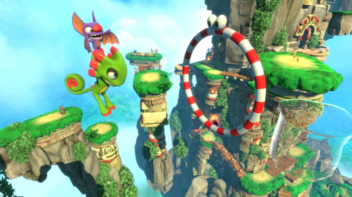 Plošinovka Yooka-Laylee nabídne multiplayerové minihry i kooperativní kampaň