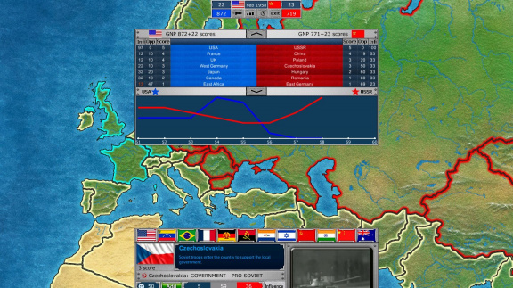 Na Steamu vychází The Cold War Era, strategie simulující mocenské tahanice studené války