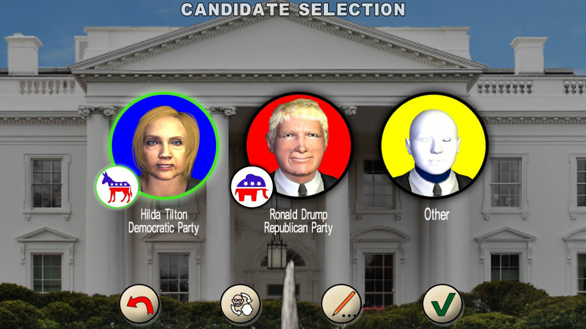 Vyhrajte americké prezidentské volby v simulátoru The Race for the White House 2016