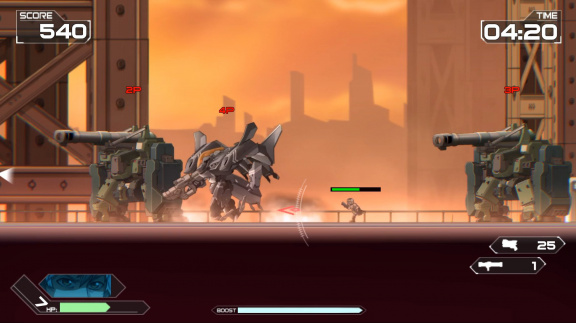 2D akce Code: Hardcore nabízí souboje mechů v povedené grafické stylizaci