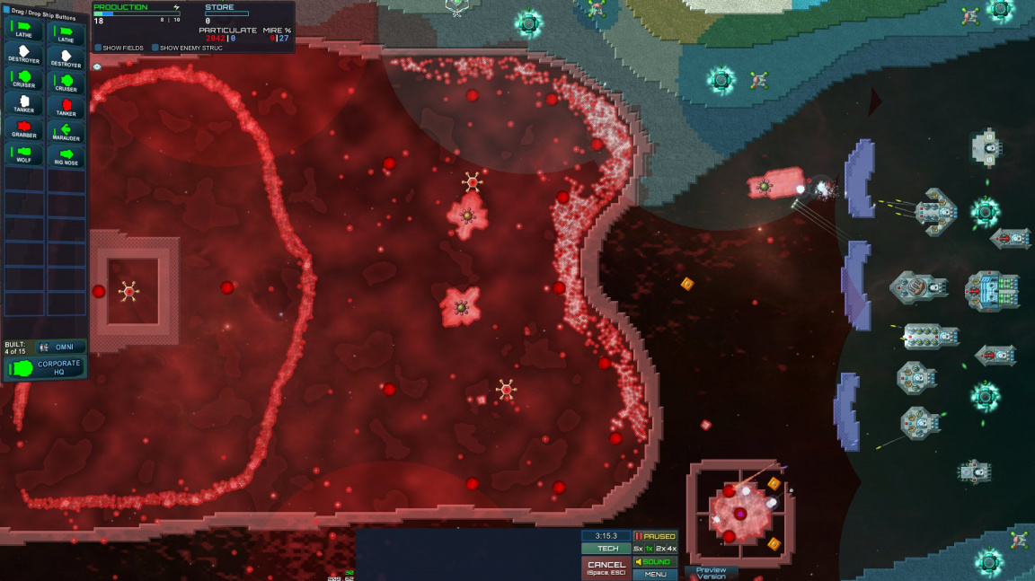 Ve strategii Particle Fleet soupeříte s neustále se přizpůsobujícím nepřítelem