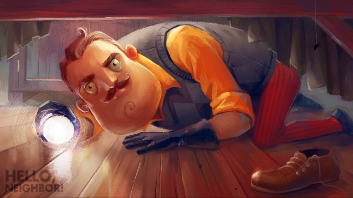 Hello Neighbor na videu ukazuje, že karikatura a horor se nevylučují